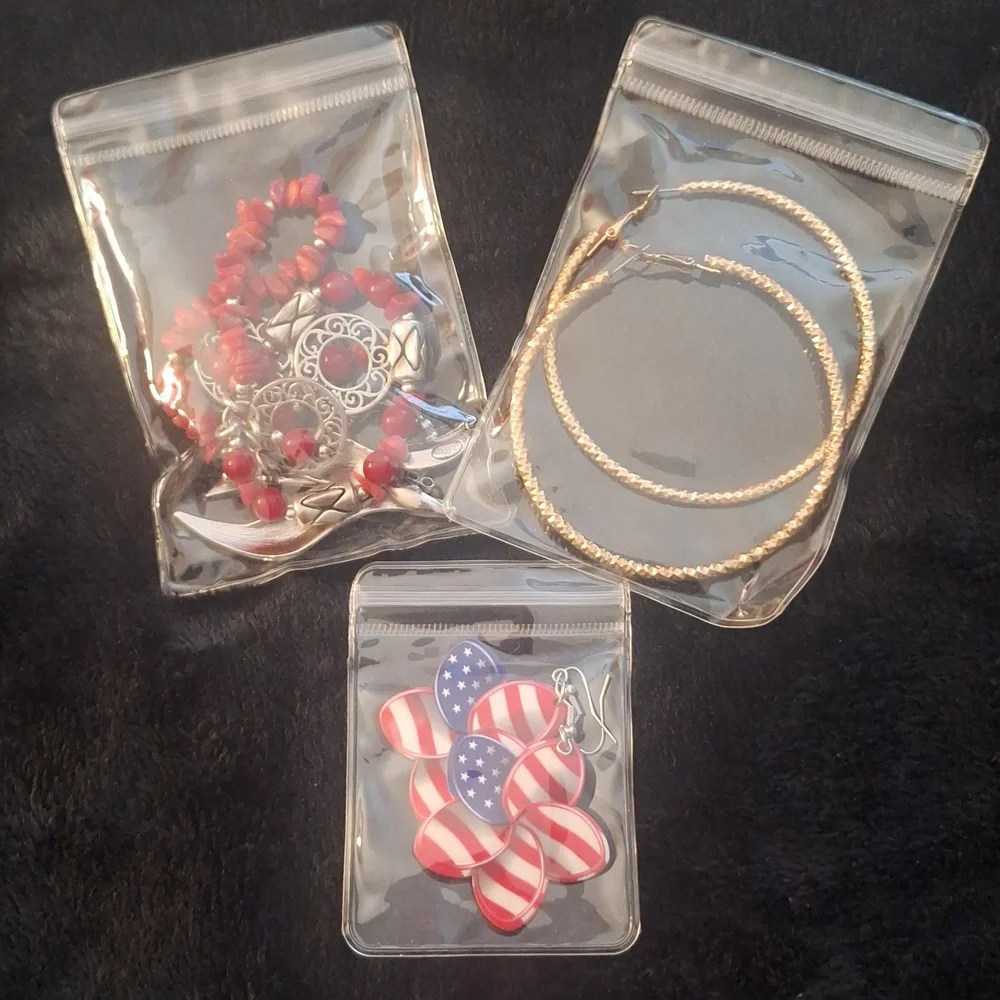 20ct. Jewelry Bags 10-3.14x4.72 and 10-2.36x3.14 Ziplock Bags